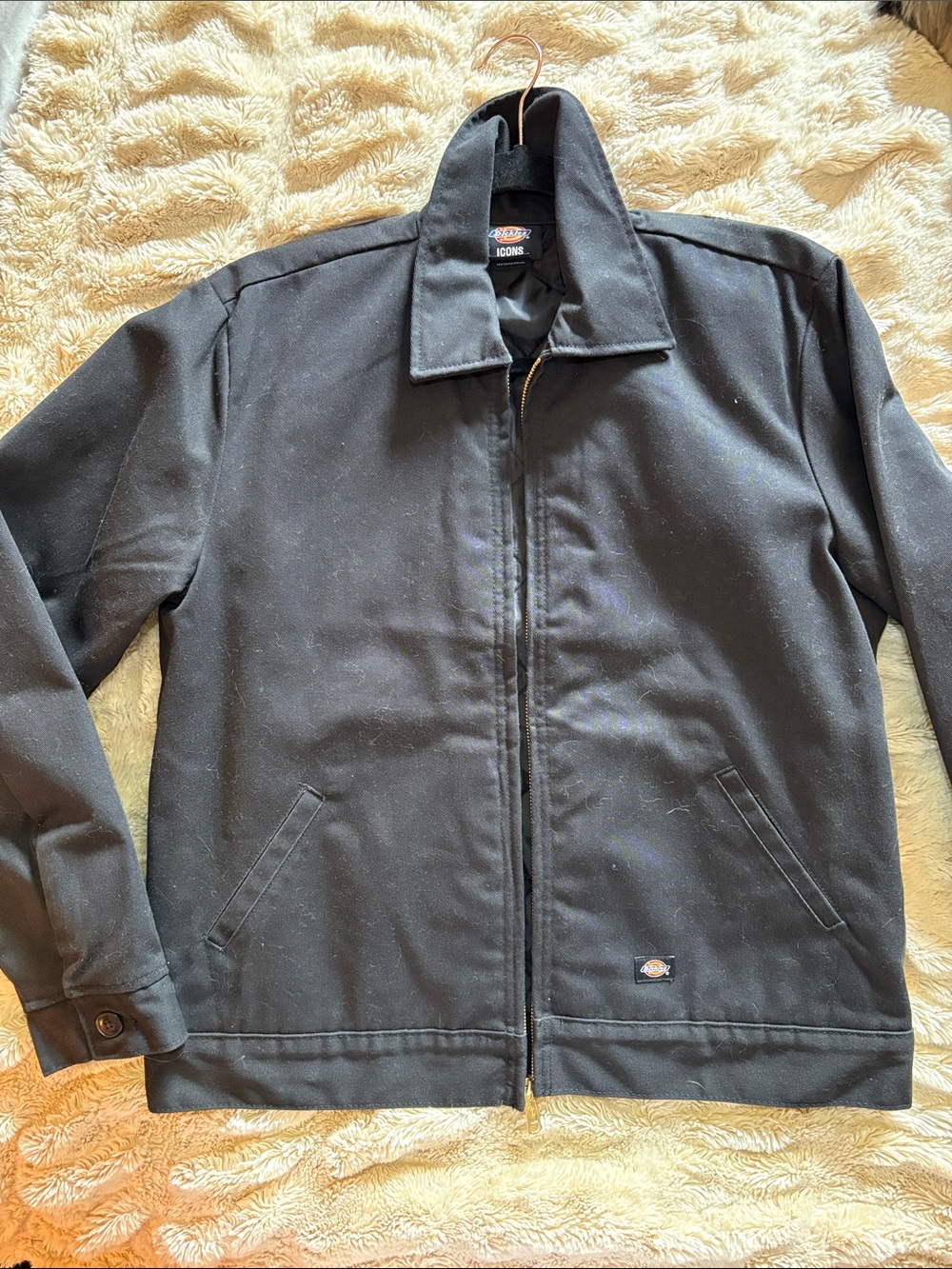 Dickies Black Men’s Bomber Jacket with Zip